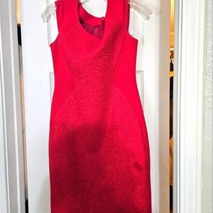Dillard's Red cocktail dress